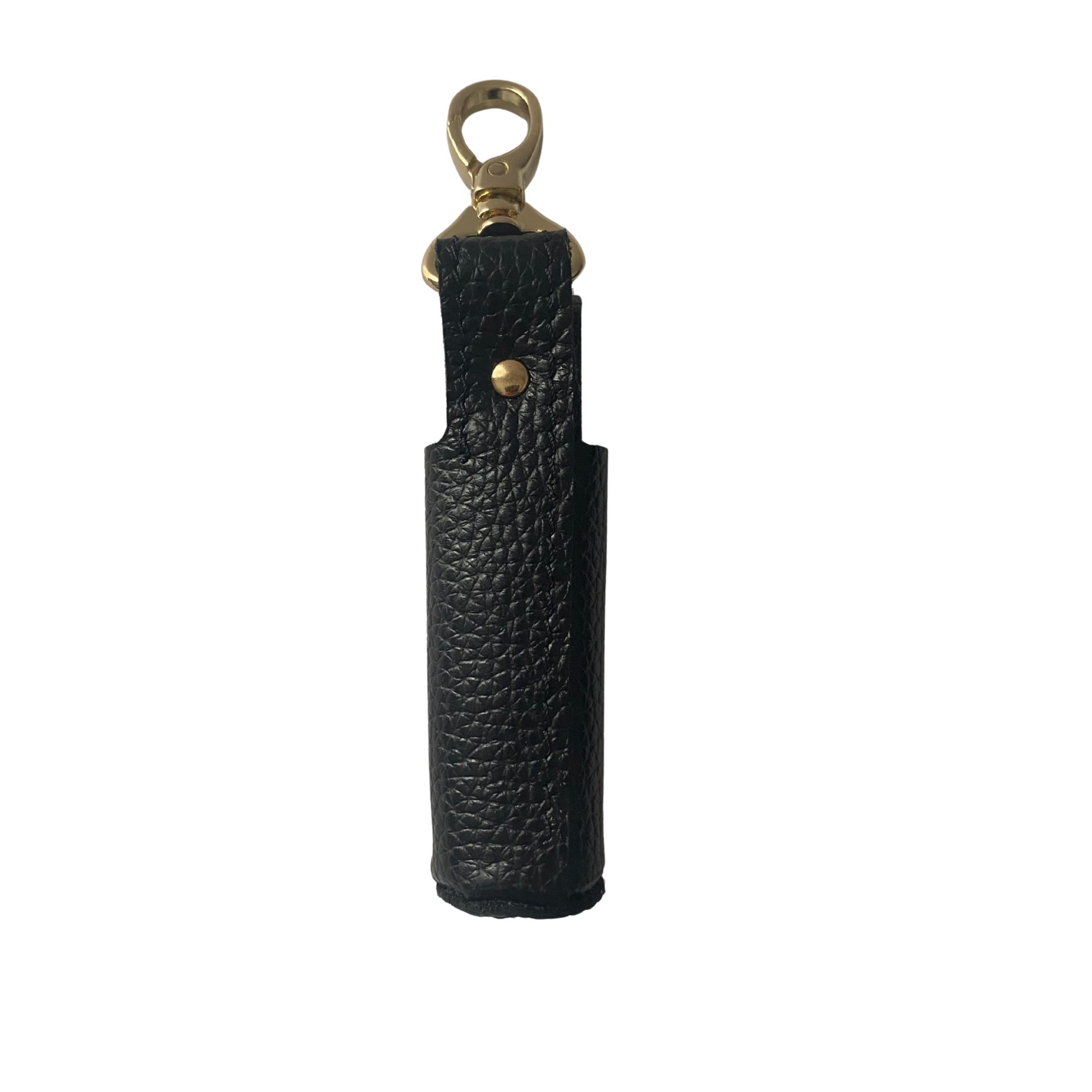 Leather Lipstick Holder Keychain