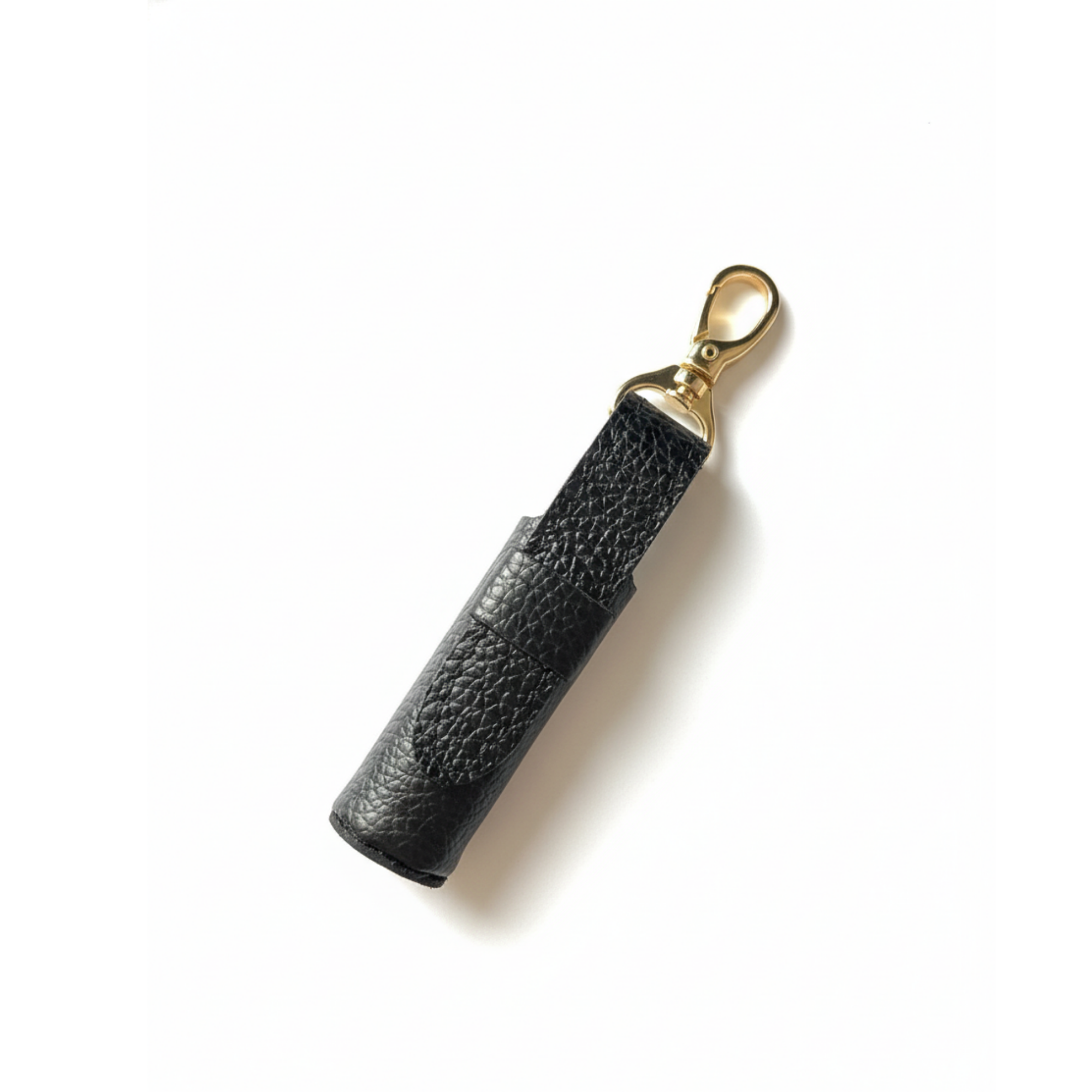 Leather Lipstick Holder with Zodiac Sign Charm